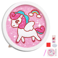 1 x Brand New Amindz Diamond Painting Children, DIY Diamond Painting Set with Frame, Diamond Painting Unicorn, Paint by Numbers Diamond Painting Children Girls Adults, Pictures Arts Craft for Home Decor - RRP €20.4