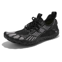 1 x Brand New NORTIV 8 Barefoot Shoes for Men - Water Shoes - Quick Drying - Aquatic Sports Shoes Black Grey, 46 EU - RRP €25.7