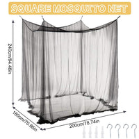 4 x Brand New Mosquito net, 2.5x0.6x11 m mosquito net double bed, mosquito net bed, foldable bed mosquito net, mosquito net bed travel, bed canopy double bed, bed canopy net, large mosquito net, portable travel mosquito net - RRP €48.4