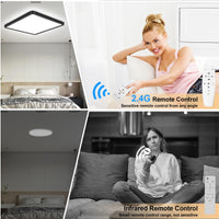 1 x RAW Customer Returns Yexati Dimmable LED Ceiling Light 24W, Ceiling Light Fixture 2.4G Wireless Remote Control Adjustable 3000K-6500K Modern Round Led Ceiling Lamp 3200LM for Bathroom Bedroom Kitchen Living Room Balcony 30cm - RRP €15.85