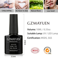 1 x Brand New GZMAYUEN Glitter Nail Polish, 6 Colors Glitter Nail Polish Shiny Reflective Gel UV Gel Polish Semi-Permanent Gel Polish for Women DIY Nail Salon - RRP €18.0