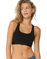 1 x RAW Customer Returns DANISH ENDURANCE Women s Bralette Bra Made of Organic Cotton 1 Pack Black, Large  - RRP €13.94