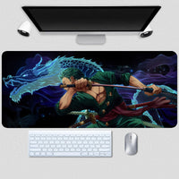 1 x RAW Customer Returns One Piece Mousepad,Anime Mousepad,Mousepad xxl Anime,40x90cm Extended Large Gaming Mousepad,Zoro Mousepad,One Piece Playmat,PQKL-party with Non-Slip Rubber Base,for Work and Gaming - RRP €22.99