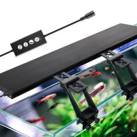 1 x RAW Customer Returns 22W Clip-on Aquarium LED Lighting, 24 7 Mode Aquarium Lamp with Timer, Dimmable Waterproof Aquarium Light for Aquatic Plants and Fish - RRP €53.02