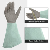 1 x RAW Customer Returns Intra-FIT rose gloves, women s gardening gloves, shrub gloves made of faux leather with all-round protection from thorns, long work gloves with puncture resistance for gardening - RRP €24.19