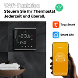 1 x RAW Customer Returns Beok Smart Wifi Thermostat, Programmable Boiler Thermostat for Water Gas Boiler Heating, Wall Mounting with Digital LCD Display, 3A TGW60B-WIFI-WPB Black - RRP €45.99