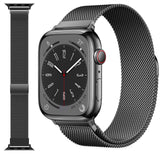 1 x RAW Customer Returns Original stainless steel Milanese loop compatible with Apple Watch strap 38mm 40mm 41mm 42mm 44mm 45mm 49mm, replacement strap for iwatch Ultra Ultra 2, SE Series 9 8 7 6 5 4 3 2 1 black, 49 45 44 42mm  - RRP €19.99