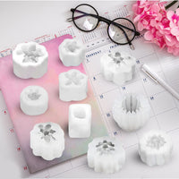 1 x RAW Customer Returns YWNYT 13pcs Succulent Silicone Molds, Cactus Candle Molds, Silicone Candle Molds, DIY Resin Casting, 3D Mold for Making Wax Molds, Candy Polymer Clay, Wax, Mini Soap - RRP €22.18