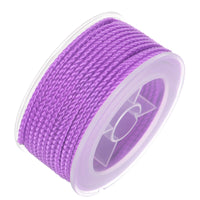 1 x Brand New sourcing map Nylon Thread Beading Cord 2mm Braided Craft Cord for Bracelets, Jewelry Making, DIY Crafts 11M 36 Feet Light Purple - RRP €10.75