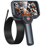 1 x RAW Customer Returns DEPSTECH Endoscope Camera with Light, 5 Inch IPS Screen Dual Lens Endoscope, Channel Camera, Inspection Camera, Pipe Camera, Snake Camera, 6 1 LEDs 32G Card IP67 Waterproof Tool Box - 5M - RRP €97.2