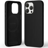 1 x RAW Customer Returns MOFT Magnetic Case for iPhone 15 Pro Max Compatible with MagSafe, MOVAS Vegan Leather Case, Soft Touch Feeling, Color Retention, Scratch Dirt Resistant, Easy to Clean, Jet Black - RRP €55.45