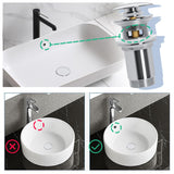 1 x RAW Customer Returns Sink drain set with overflow, pop up valve washbasin drain valve Click Clack made of stainless steel and brass with 4 replacement seals, silver - RRP €24.0