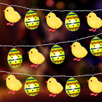 1 x Brand New 2M Easter fairy lights, 20 LED Easter chick fairy lights, Easter night light decorative lights, Easter decoration string lights, Easter LED fairy lights battery operated for Easter festival party garden - RRP €20.4