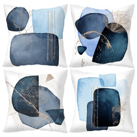 1 x RAW Customer Returns YMQIANYU Set of 4 Abstract Art Decorative Cushion Cover 40x40 Sofa Cushions Pillowcases for Living Room Bedroom Decor - RRP €6.24