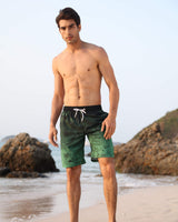 1 x RAW Customer Returns APTRO Men s Swimming Trunks Leisure Short Quick-Drying Swimming Shorts Green BS023 S - RRP €24.6