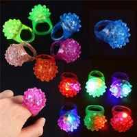 1 x RAW Customer Returns BNOYONERAS 10 pieces finger lights toy, luminous rings, luminous jelly rings, finger lights, party ring, luminous rings, luminous LED party rings for children adults light up party - RRP €24.0