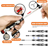 1 x RAW Customer Returns Screwdriver set precision mechanics - 124-piece screwdriver set precision screwdriver set for electronics engineers, camera builders, watchmakers, jewelers, precision mechanics, model makers, iPhone, laptop - RRP €18.99