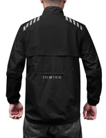 1 x RAW Customer Returns INBIKE Cycling Jacket Men s Summer Winter Waterproof Breathable Rain Jacket Raincoat Bicycle Cycling Running Jacket Rain Lightweight Spring Autumn Black L - RRP €49.54