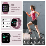 1 x RAW Customer Returns IOWODO Smartwatch Women Men 1.85 Inch Watches Fitness Watch Sports Watch with Pedometer Heart Rate Monitor Sleep Monitor Fitness Tracker Waterproof Purple Bluetooth Calls Smart Watch for iOS Android - RRP €29.98