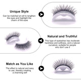 16 x Brand New 3 Pairs Reusable Self-Adhesive Eyelashes Artificial Eyelashes Curling 3D Eyelashes Self-Adhesive Fake Lashes Waterproof Eyelashes for Beginners Easy to Wear - RRP €128.8