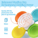 7 x Brand New FCSONU Suction Cup Baby Toys from 6 12 18 Months, Silicone Baby Bath Toy with Rotating Suction Cup from 1 2 Years, Fidget Spinner Children s Toys Gift for Toddler Boys and Girls 3 Pcs  - RRP €67.55