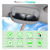 1 x RAW Customer Returns GAFAT Fo-rd Focus MK4 ST Line 2018-2024 2025 Car Sunglasses Holder, Focus 2023 Organizer, Compatible with Ford Focus MK4 Accessories Grey  - RRP €26.29