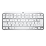 1 x RAW Customer Returns Logitech MX Keys Mini Wireless Illuminated Keyboard, Minimal, Compact, Bluetooth, Backlit, USB-C, Compatible with Apple macOS, iOS, Windows, Linux, Android, Metal - Light Gray - RRP €84.95