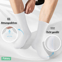 1 x RAW Customer Returns FALARY tennis socks women 35-38 white hiking socks sports socks winter socks functional socks running socks men thick padded women s socks thermal socks running socks cotton 6 pairs - RRP €21.86