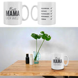 1 x Brand New Cup with print Mama drinking cup coffee cup stoneware print 1 x cup Mama  - RRP €11.1