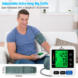 1 x RAW Customer Returns PANACARE 2.0 Fully automatic upper arm blood pressure monitor, 3-color large display with backlight German language 2Users 198Data Cuff from 22-42cm, blood pressure monitor black  - RRP €30.24