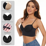 1 x RAW Customer Returns GarHold Backless Bra for Women, Sexy Backless Deep V Bra, Convertible Strap Bra, Backless Bra, Bare Back Bra Black, XL  - RRP €33.26