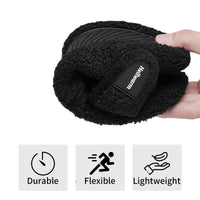 1 x RAW Customer Returns Heiiwarm slippers women plush slippers men slippers women winter fluffy slippers women slippers anti-slip light weight black 38 39 - RRP €11.68