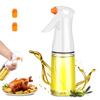 3 x Brand New CALIYO Oil Sprayer, Kitchen Oil Spray Bottle, 1 Piece 200ml with Spout, Spray Bottle for Oil, Vinegar and Oil, Cooking Accessories Set, Hot Air Fryer, - RRP €68.4