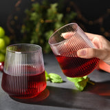 1 x RAW Customer Returns hotder Tritan plastic wine glasses 355 ml, water glasses drinking glasses juice glasses set of 4, dishwasher safe, perfect for home, camping, party, BPA-free vertical design - RRP €19.99