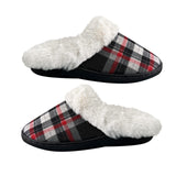 1 x Brand New Geahod Men s Women s Slippers Winter Warm Plush Closed Slippers Memory Foam Non-Slip Cozy Home Slippers Indoor Outdoor Red 38-39 - RRP €60.0