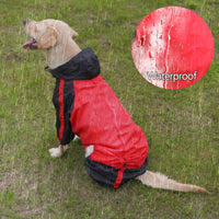 27 x Brand New Dog Rain Coat, Waterproof Raincoat, Waterproof Jacket, Dog Safety Vest, Rain Protection for Medium Dogs, Red S - RRP €458.73