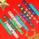 3 x Brand New JOFONY Christmas Snap Bracelets, Slap Bands Snap Bracelets for Christmas Party Gifts 48 Pieces - RRP €32.97