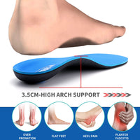 1 x RAW Customer Returns TOPSOLE Orthopedic Insoles Arch Support Shoe Insoles for Flat Feet, Plantar Fasciitis, Foot Pain, High Arch, Overpronation, Metatarsalgia, Heel Spur Insoles for Men Women - RRP €22.42