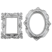 1 x RAW Customer Returns PACKOVE Retro Photo Frame Oval Mini Retro Photo Frame Vintage Picture Frame Photo Frame Small Baroque Picture Frame Desktop Jewelry Display Frame, Picture, Art Souvenir - RRP €12.7