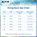 1 x RAW Customer Returns ZCCO Neoprene Socks 3mm Wetsuit Booties Shoes Sandskin Surfing Diving Snorkeling Fins Beach Socks for Men Women Swimming Water Sports Outdoor - RRP €19.1