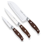 1 x RAW Customer Returns 3 Claveles Norden professional stainless steel kitchen knife set 28055  - RRP €49.64