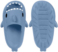 1 x RAW Customer Returns Shark Slippers Women Men Summer Non-Slip Home Slippers Bathroom Slippers Beach and Pool Sandals Shark Slides Thick Sole - RRP €22.99