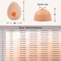 1 x RAW Customer Returns Vollence C Cup Self-adhesive Silicone Breast Forms Silicone Breast Forms False Breasts Artificial Breasts Breast Breast Form Mastectomy Prosthesis Transvestism Crossdressers Cosplay CD - RRP €44.99