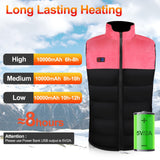 1 x RAW Customer Returns Tonfarb Heated Vest, Heating Vest for Women with 4 Heating Zones 3 Temperature Levels, Electric USB Heated Vest for Outdoor Fishing Skiing Battery Not Included  - RRP €59.99