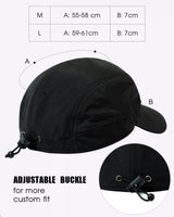 14 x Brand New Comhats Waterproof M-XL Baseball Cap for Men and Women Outdoor Quick-drying Baseball Cap Unisex Baseball Cap Black M L - RRP €253.82