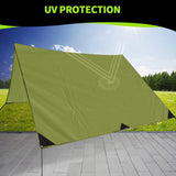 1 x RAW Customer Returns Car Awning 300 x 200 cm Waterproof Sun Shade Camping Rear Tent UV Protection Car Awning Tarp Ideal for Car SUV Outdoor Camping, Side Rear Mounted - RRP €40.32