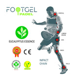 1 x RAW Customer Returns Footgel - Sports gel insoles for padel, if you are a paddle player, protect yourself from the risk of injury, relieve pain in the feet, knees, lower back and get an advantage in - RRP €19.9