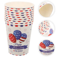 1 x Brand New LALAFINA 48pcs Paper Cups With American Flag Drinks Set Disposable Cups Disposable Paper Cups Party Serving Cups Paper Cups 340ml Paper Cups Disposable Party Drinking Cups - RRP €22.89