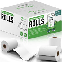 1 x RAW Customer Returns 50 Thermal Rolls - Thermal Paper Roll for Credit Cards - 57x40x12mm LENGTH XL 15M - Thermal Paper Rolls for Cash Receipts Credit Card Receivers Printers - BPA Free - RRP €37.95