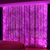 1 x RAW Customer Returns HXWEIYE 300 LED Pink Fairy String Lights with Remote Timer Adjustable Brightness for Bedroom 3m x 3m USB Powered 8 Modes for Indoor Wedding Party - RRP €19.2